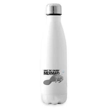 SAUVEZ LA SIRÈNE POTELÉE ALIAS LAMANTIN - Bouteille isotherme - blanc - Droite