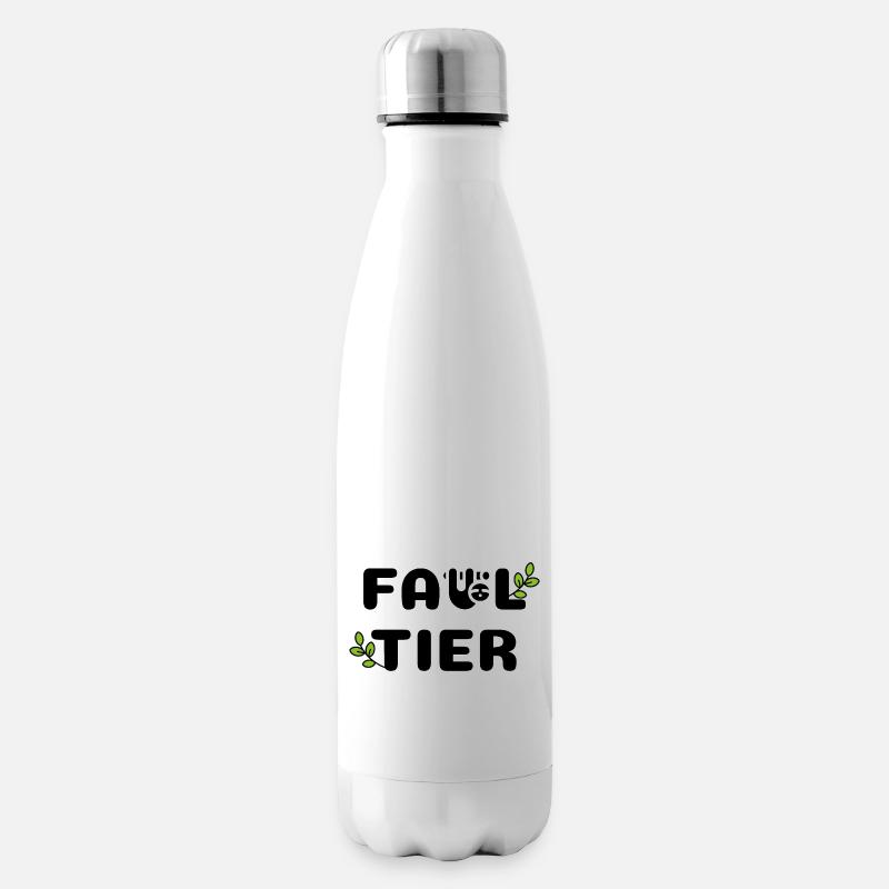 Faultier - Isolierflasche - Weiß