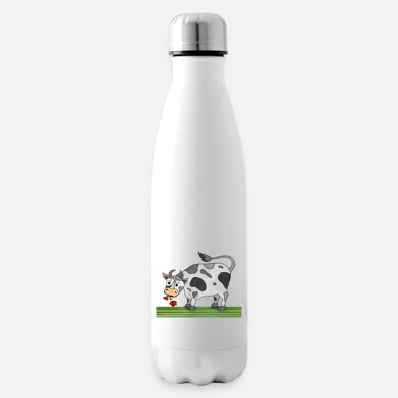 Bull - Insulated Water Bottle - white