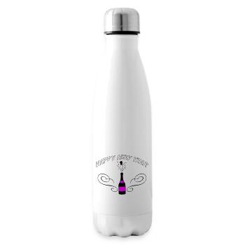 Happy New Year - Isolierflasche - Weiß - Rechts