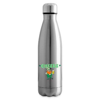 Prost. Fröhlichen St Patrick Tag! - Isolierflasche - Lightsilver - Rechts