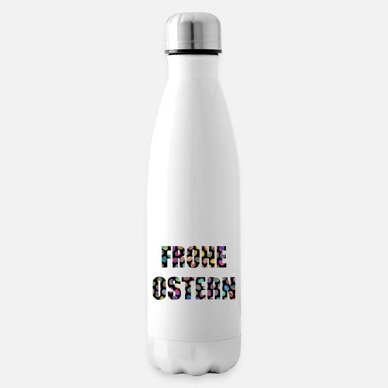 FROHE OSTERN - Isolierflasche - Weiß