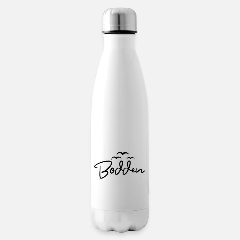 Bodden Ostseeküste Möwen - Isolierflasche - Weiß