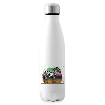Zebra - Isolierflasche - Weiß - Rechts