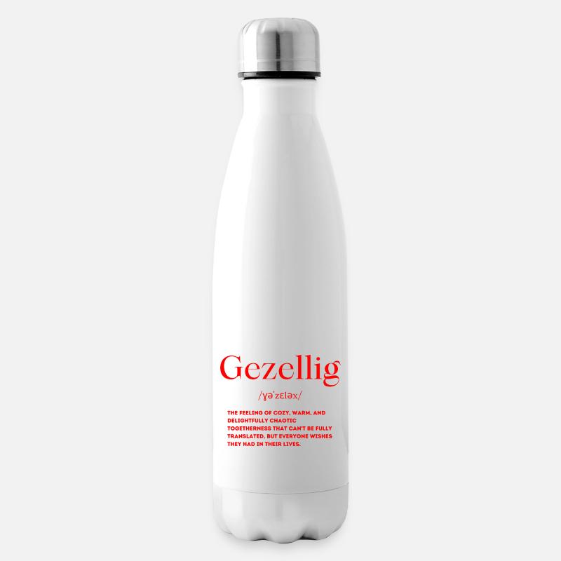 Néerlandais - Bouteille isotherme - blanc