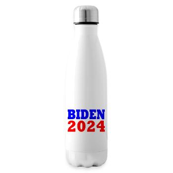 Joe biden 2024 - Insulated Water Bottle - white - Right