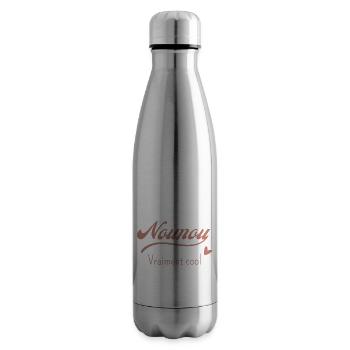 Nounou vraiment cool - Bouteille isotherme - argent clair - Droite
