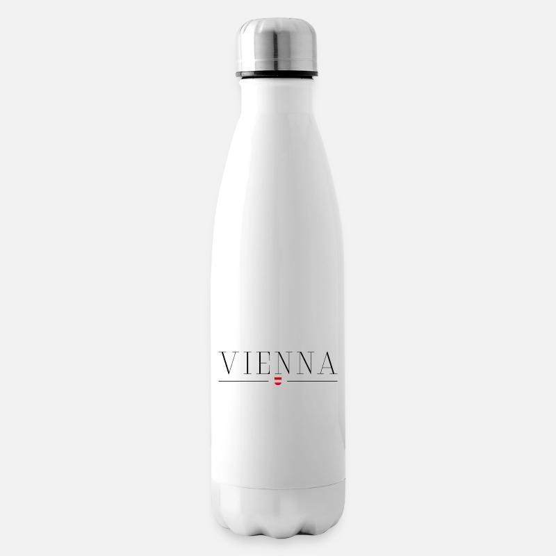 Ich liebe Wien - Isolierflasche - Weiß