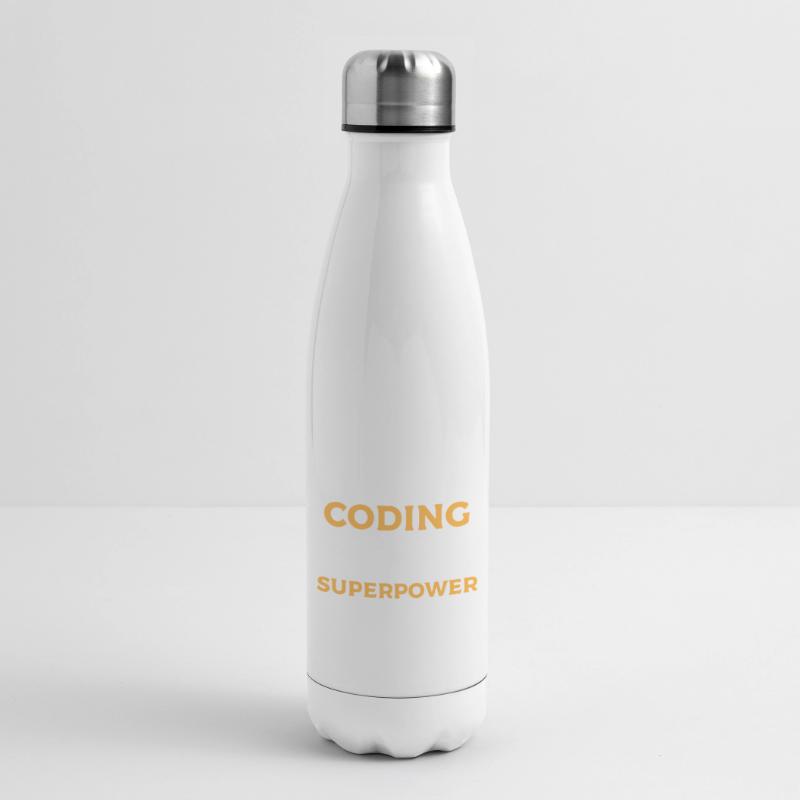 Coding Is My Superpower - Programmer Design Insulated Water Bottle