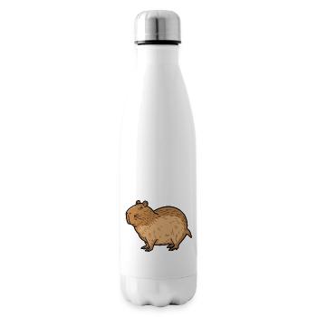 Capybara - Isolierflasche - Weiß - Rechts