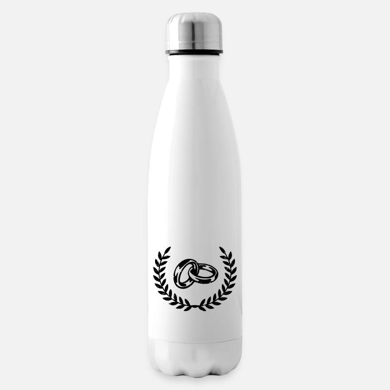 alliances - Bouteille isotherme - blanc