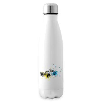 Oldtimer splash - Isolierflasche - Weiß - Rechts