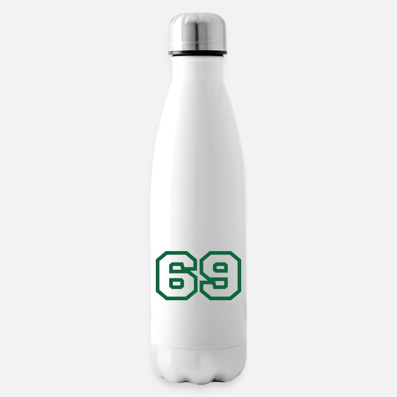 Nummer 69 Sport - Isolierflasche - Weiß