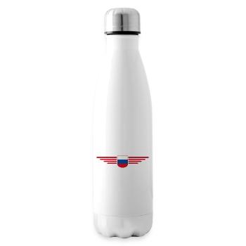 Camiseta Rusia – Orgullo y Tradición - Botella térmica - blanco - dcha.