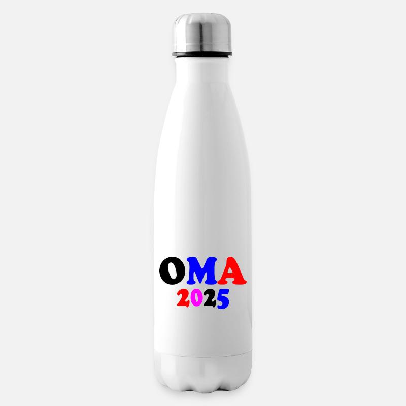 Oma 2025 - Isolierflasche - Weiß