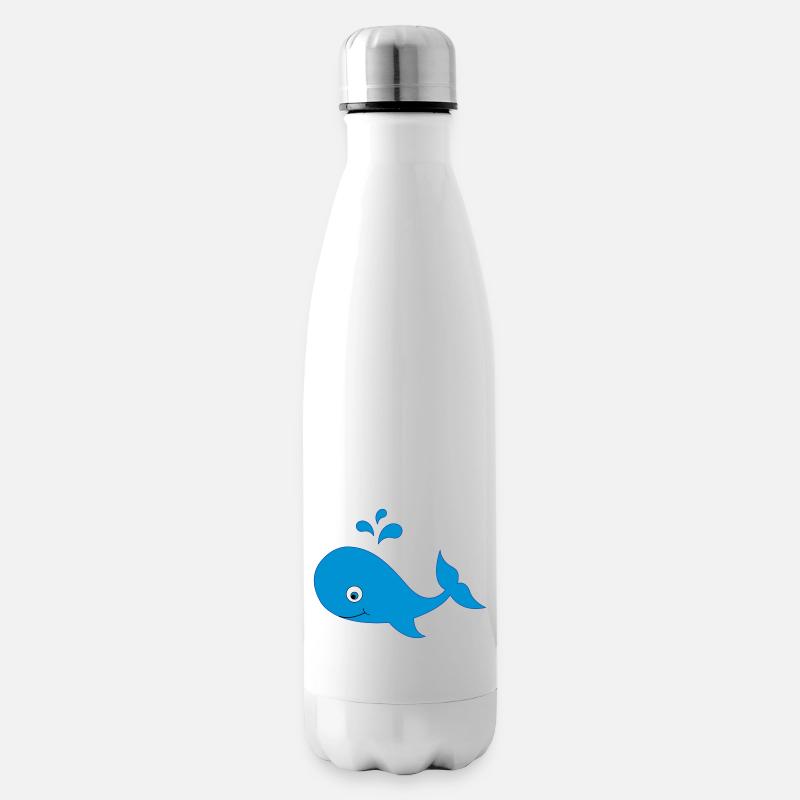 wale - Insulated Water Bottle - white