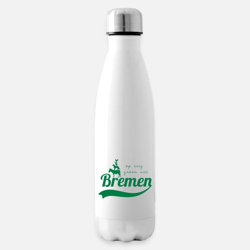 Op ewig gröön witt - Isolierflasche - Weiß
