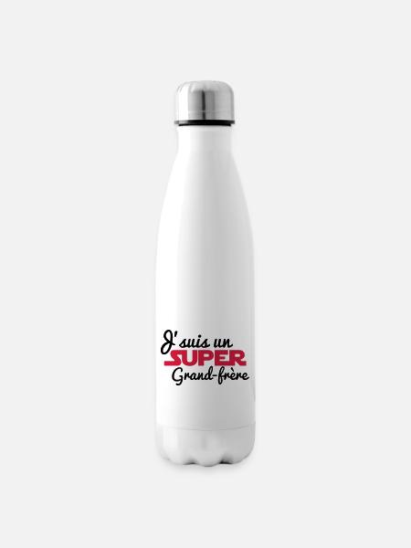 Ich bin ein super großer Bruder - Großer Bruder - Isolierflasche - Weiß