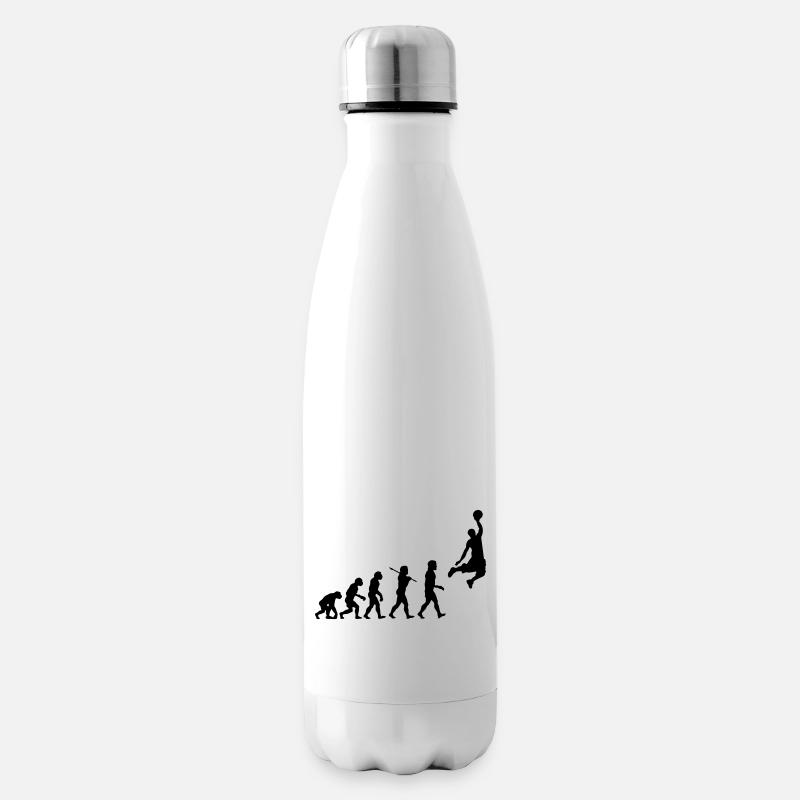 Basketball Dunk Evolution - Isolierflasche - Weiß