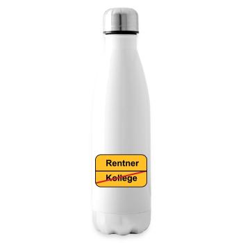 Pensionierung - Isolierflasche - Weiß - Rechts