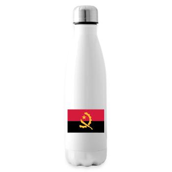 Angola Flagge - Isolierflasche - Weiß - Rechts