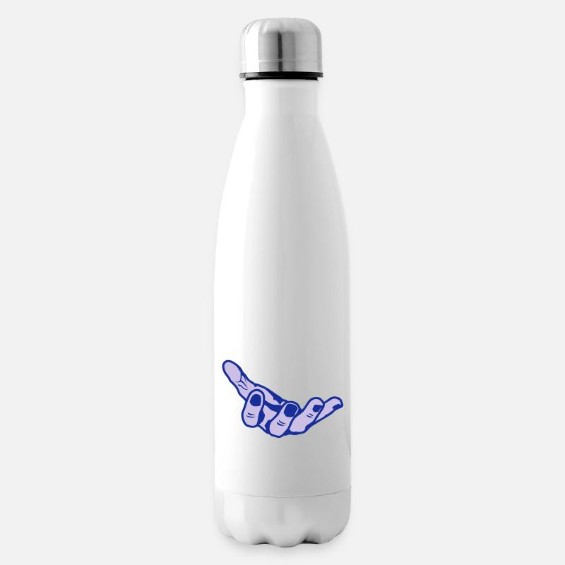 hand open hand open offene mano - Insulated Water Bottle - white