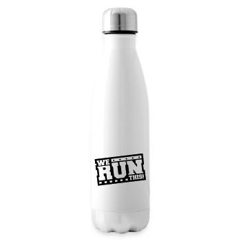 we_run_this_ft1 - Bouteille isotherme - blanc - Droite