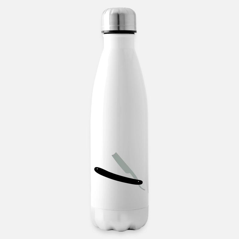 Rasiermesser - Isolierflasche - Weiß