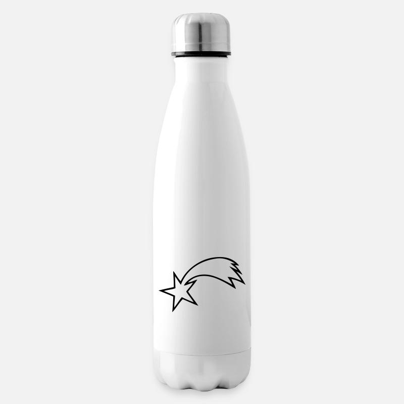 Sternschnuppe - Isolierflasche - Weiß