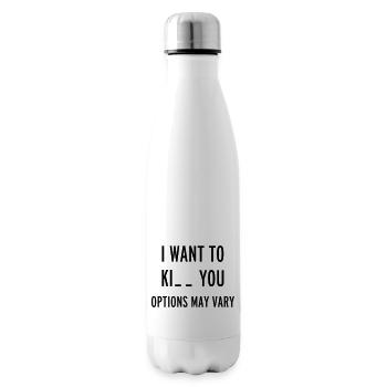 Funny - Insulated Water Bottle - white - Right