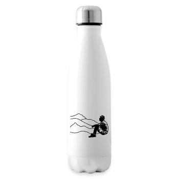 pause randonnée - Insulated Water Bottle - white - Right