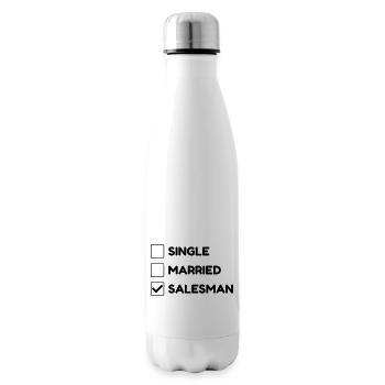 Verkauf / Vertreter / Verkäufer / Vertreterin - Isolierflasche - Weiß - Rechts