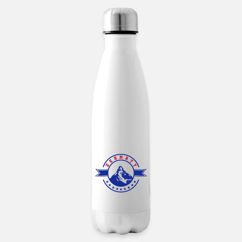 mountain zermatt - Isolierflasche - Weiß