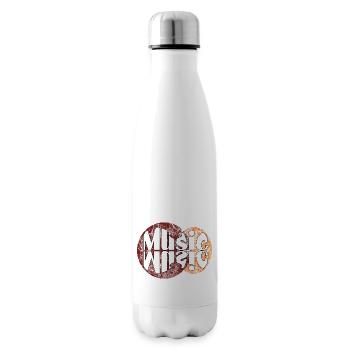 Music - Insulated Water Bottle - white - Right