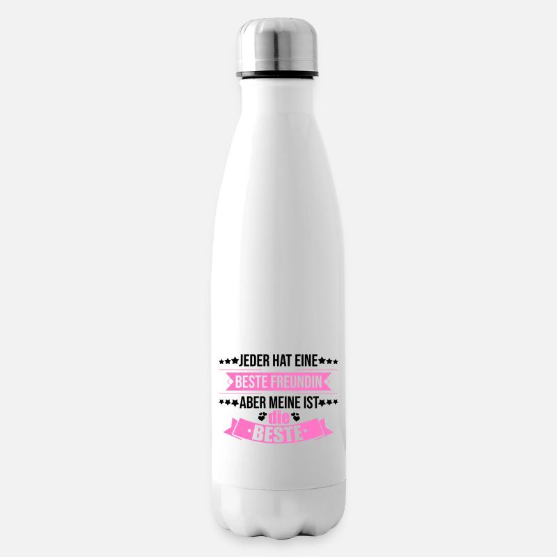 Beste Freundin - Isolierflasche - Weiß