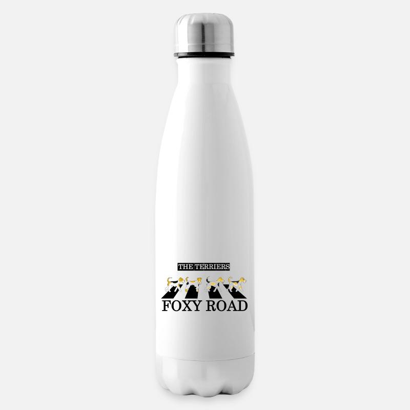 If Fox Terriers Would Form a Band - Insulated Water Bottle - white