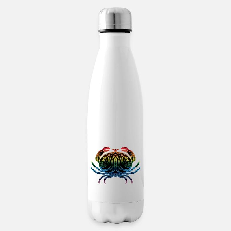 crab - Insulated Water Bottle - white