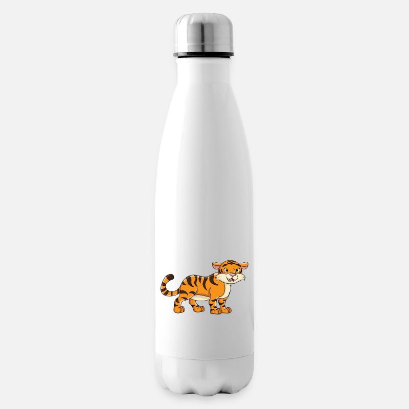 Tiger - Isolierflasche - Weiß