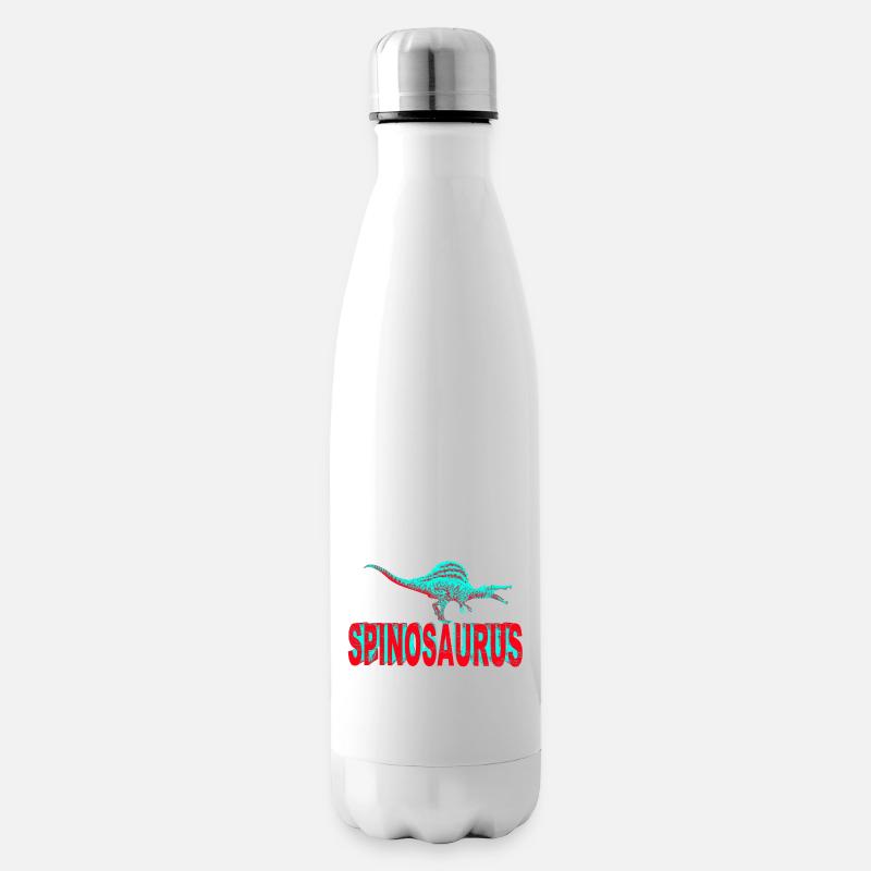 Dinosaurier Spinosaurus - Isolierflasche - Weiß