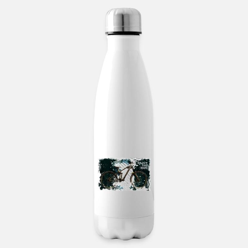 Enjoy the ride - Isolierflasche - Weiß