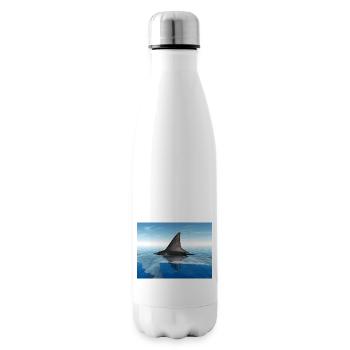 Great white shark - Insulated Water Bottle - white - Right