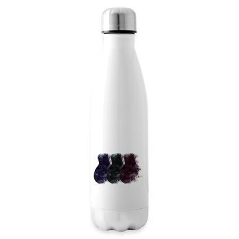 Guitares - Bouteille isotherme - blanc - Droite