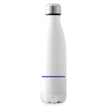 quote lumber forest work hobbyists awesome - Insulated Water Bottle - white - Right