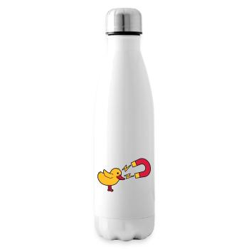 Chick Magnet Womanizer Logo - Bouteille isotherme - blanc - Droite