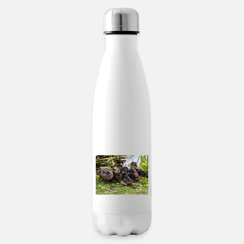 Entchen - Isolierflasche - Weiß