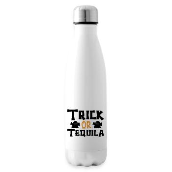 Trick or Tequila - Insulated Water Bottle - white - Right