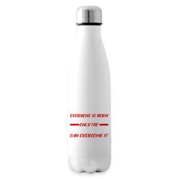 Tout le monde naît droitier 3 - Bouteille isotherme - blanc - Droite