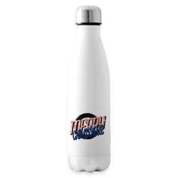 Animaux Dork Blagues Comic Caution Dinosaur Lover - Bouteille isotherme - blanc - Droite