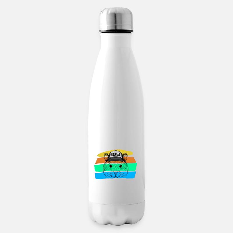 Hamster - Isolierflasche - Weiß