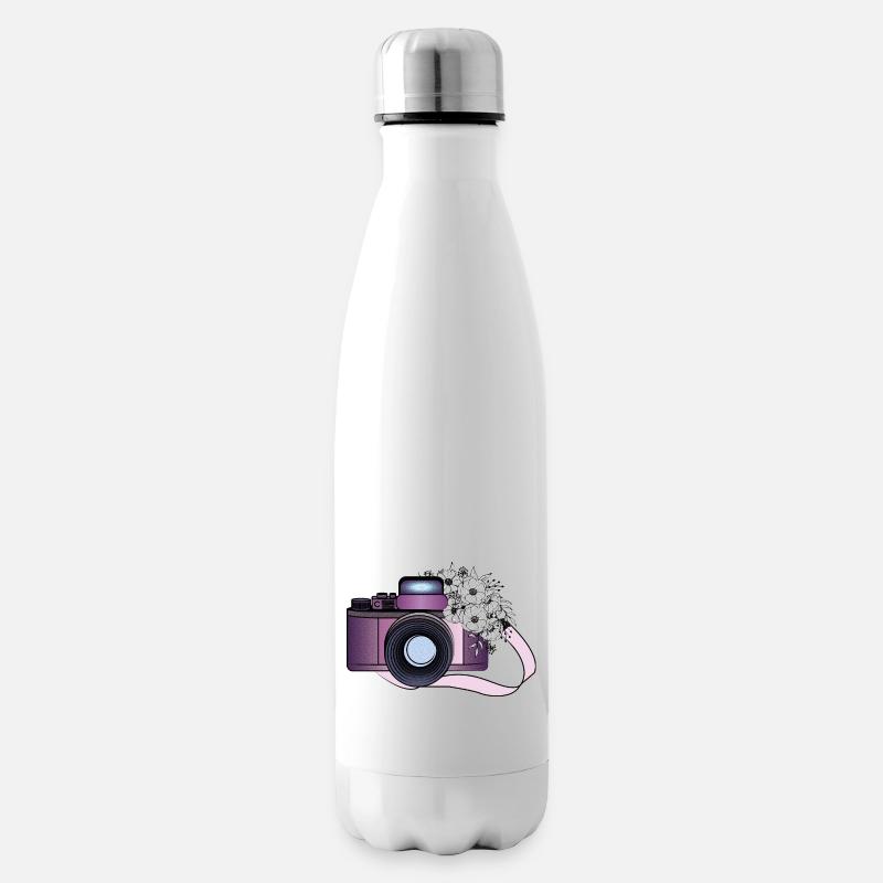 CAMARA CON FLORES - Bouteille isotherme - blanc